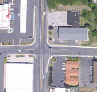 Aerial photograph of US 95/Styner Avenue/Lauder Avenue